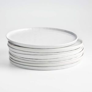 Crate&Barrel | Mercer Round Porcelain Dinner Plate | White